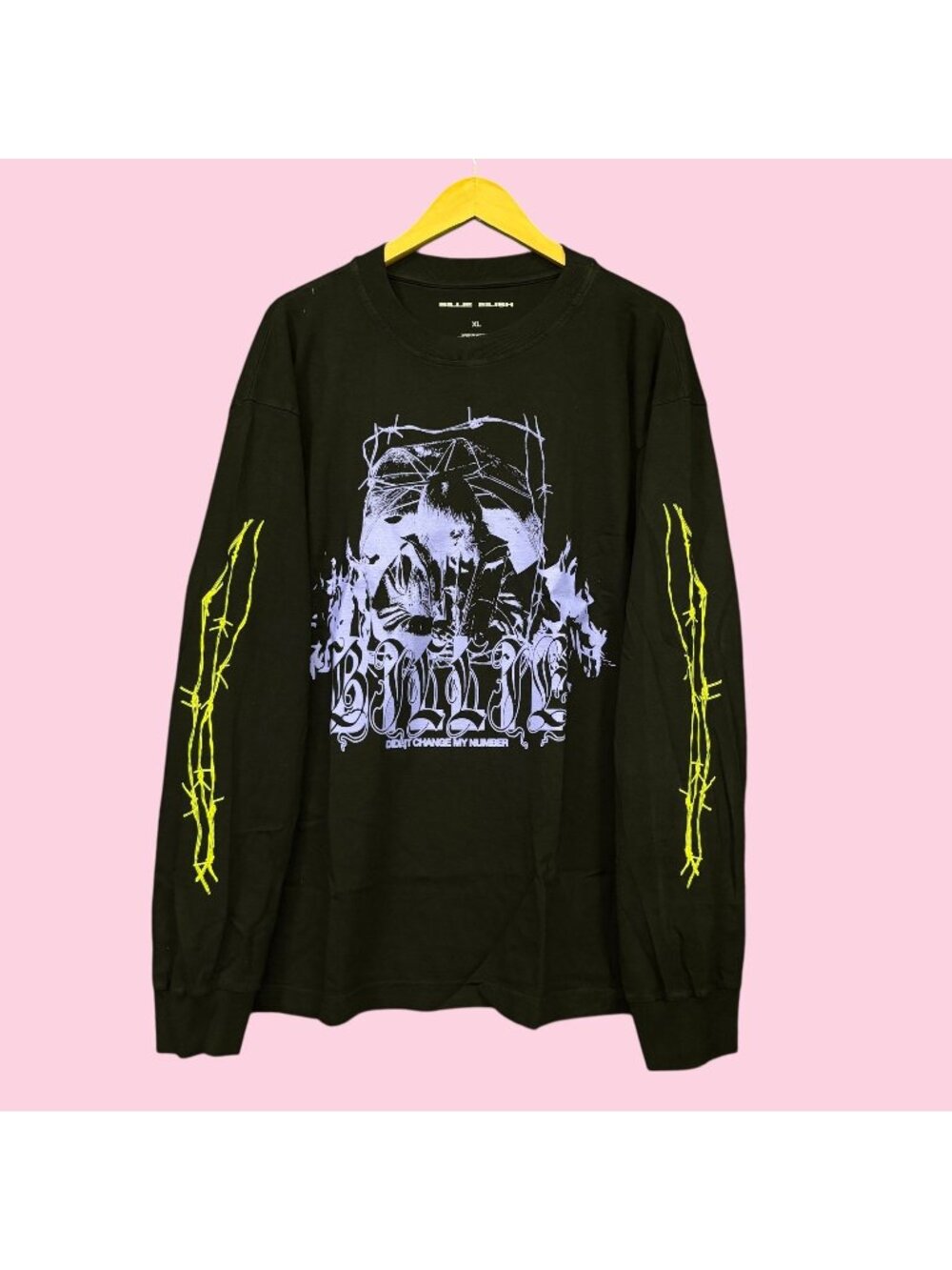 Billie Eilish I Didnt Change My Number Happier Than Ever LS Tee XL